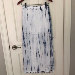 ~Easy, Breezy, Boho, Tie Dye Maxi Skirt by A.E~